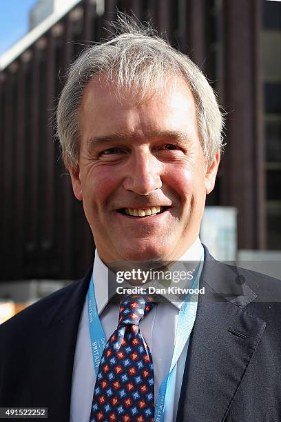 Owen Paterson, the Conservative MP for North Shropshire attends conference on the third day of the Conservative party conference on October 6, 2015...