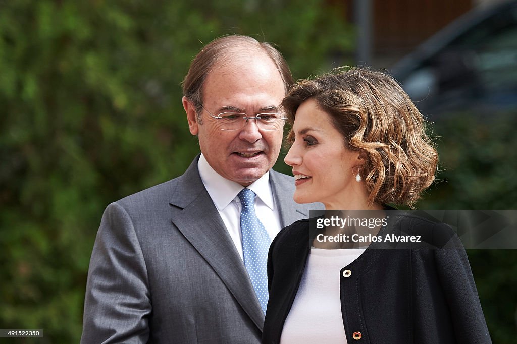 Queen Letizia of Spain Attends 'Luis Carandell' Journalism Award