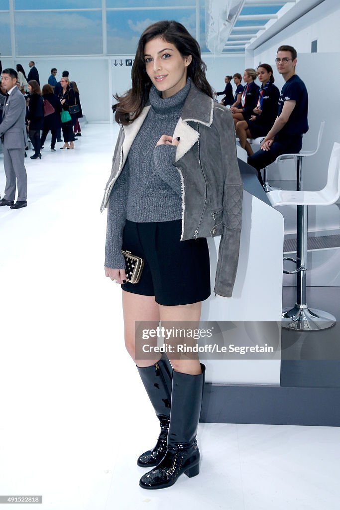 Chanel : Front Row - Paris Fashion Week Womenswear Spring/Summer 2016