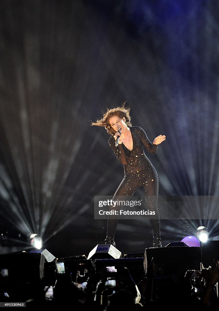 Malu Rapper Singer Malu performs at the Palacio de los Deportes on May 16, 2014 ...