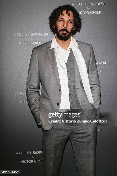 Tomer Sisley attends a party hosted by Swarovski and Viktor & Rolf during the 67th Annual Cannes Film Festival on May 16, 2014 in Cannes, France.