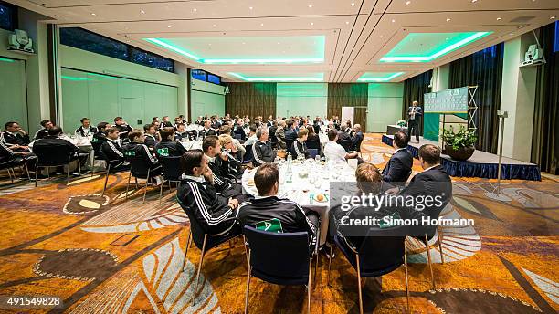 General view during the Referee Of The Year Awarding Ceremony at Favorite Parkhotel on October 6, 2015 in Mainz, Germany.