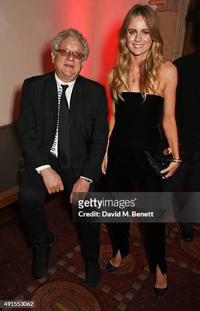 Jeremy Thomas and Cressida Bonas attend a cocktail reception at the BFI Luminous Fundraising Gala in partnership with IWC and crystals by Swarovski...