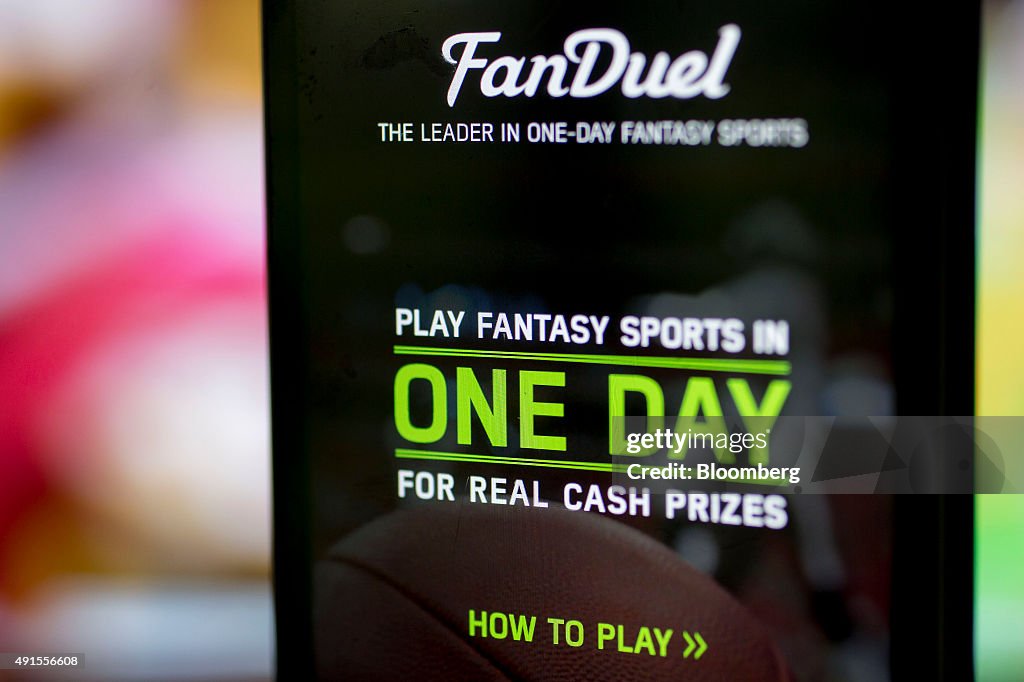 DraftKings Inc. And FanDuel Inc. Applications As Ad Spending Increases