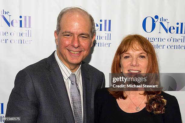 Lincoln Center president Jed Bernstein and New York Public Library for the Performing Arts executive director Jacqueline Z. David attend the...