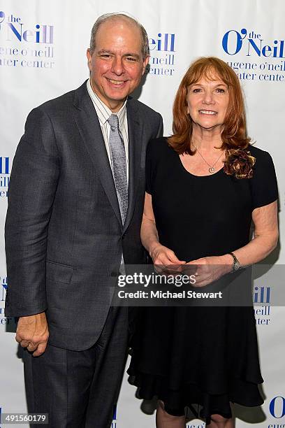 Lincoln Center president Jed Bernstein and New York Public Library for the Performing Arts executive director Jacqueline Z. David attend the...