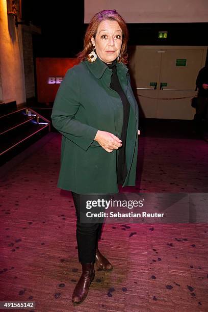 Katrin Sandmann attends Bob Geldof VIP reception & concert in Berlin on October 6, 2015 in Berlin, Germany.