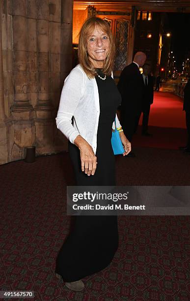 Lady Ruth Rogers attends a cocktail reception at the BFI Luminous Fundraising Gala in partnership with IWC and crystals by Swarovski at The Guildhall...