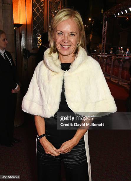 Mariella Frostrup attends a cocktail reception at the BFI Luminous Fundraising Gala in partnership with IWC and crystals by Swarovski at The...