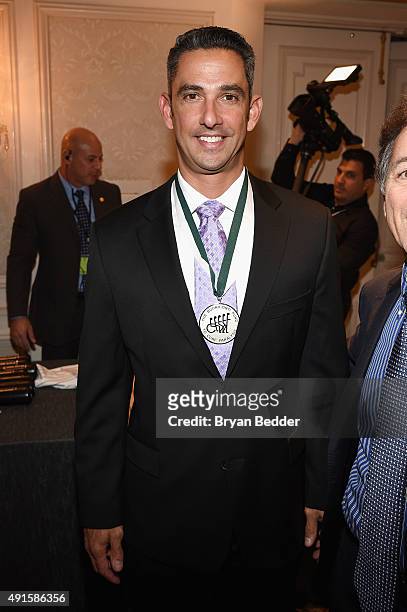Former MLB player Jorge Posada attends the 30th Annual Great Sports Legends Dinner to benefit The Buoniconti Fund to Cure Paralysis at The Waldorf...