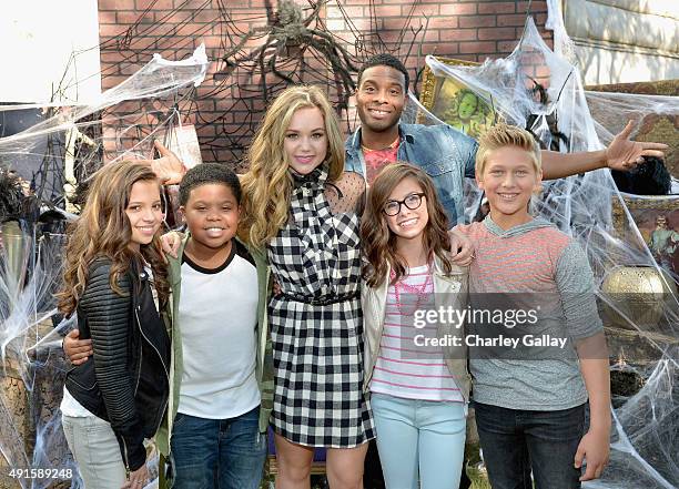 Bella and the Bulldogs star Brec Bassinger and the cast of Nickelodeon's Game Shakers greet kids and fans at a special Halloween-themed event at the...