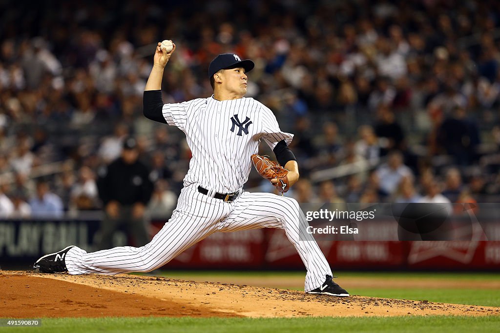 Wild Card Game - Houston Astros v New York Yankees