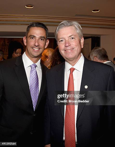 Former MLB player Jorge Posada Mark Dalton and attend the 30th Annual Great Sports Legends Dinner to benefit The Buoniconti Fund to Cure Paralysis at...