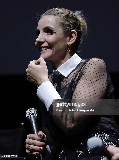 Clotilde Courau attends "In The Shadow Of Women" Q&A during 53rd New York Film Festival at Alice Tully Hall, Lincoln Center on October 6, 2015 in New...
