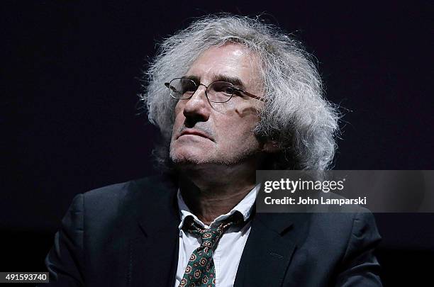 Director Philippe Garrel attends "In The Shadow Of Women" Q&A during 53rd New York Film Festival at Alice Tully Hall, Lincoln Center on October 6,...