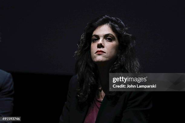 Caroline Deruas attends "In The Shadow Of Women" Q&A during 53rd New York Film Festival at Alice Tully Hall, Lincoln Center on October 6, 2015 in New...