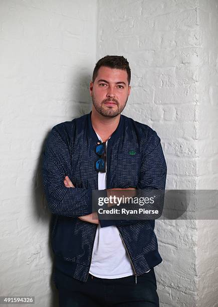 Singer Hayden James poses at the 29th Annual ARIA Nominations Event on October 7, 2015 in Sydney, Australia.