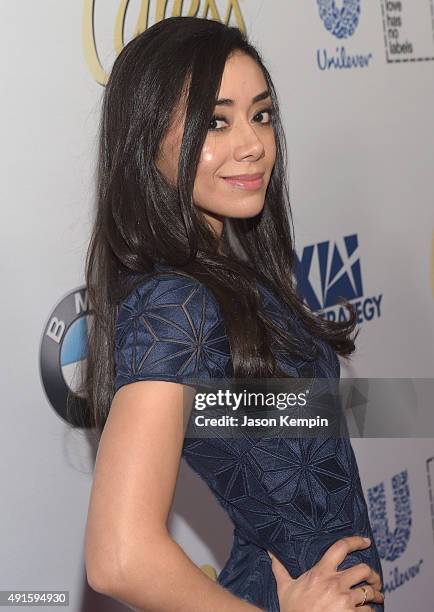 Aimee Garcia attends the Latina "Hot List" Party hosted by Latina Media Ventures at The London West Hollywood on October 6, 2015 in West Hollywood,...