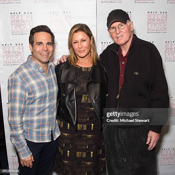 Mario Cantone, Maria Cuomo Cole and Charles Grodin attend Homelessness Isn't Funny, But They Sure Are benefit gig at Gotham Comedy Club on October 6,...