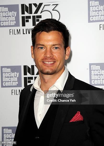 John Palladino attends the 'Experimenter' premiere during the 53rd New York Film Festival at Alice Tully Hall, Lincoln Center on October 6, 2015 in...