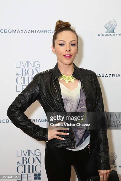 Erika de la Rosa attends the BCBG Max Azria 25th anniversary at Plaza Carso on May 16, 2014 in Mexico City, Mexico.