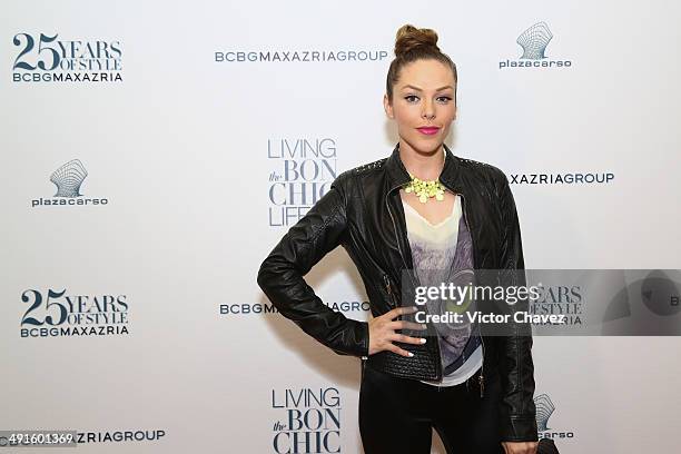 Erika de la Rosa attends the BCBG Max Azria 25th anniversary at Plaza Carso on May 16, 2014 in Mexico City, Mexico.