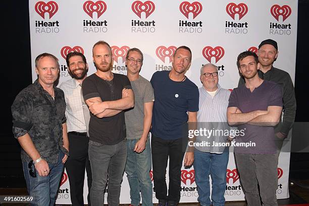Clear Channel SVP of Programming Andrew Jeffries, Clear Channel LA Program Director Michael LaCrosse, Will Champion of Coldplay, Clear Channel LA...