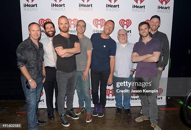 Clear Channel SVP of Programming Andrew Jeffries, Clear Channel LA Program Director Michael LaCrosse, Will Champion of Coldplay, Clear Channel LA...