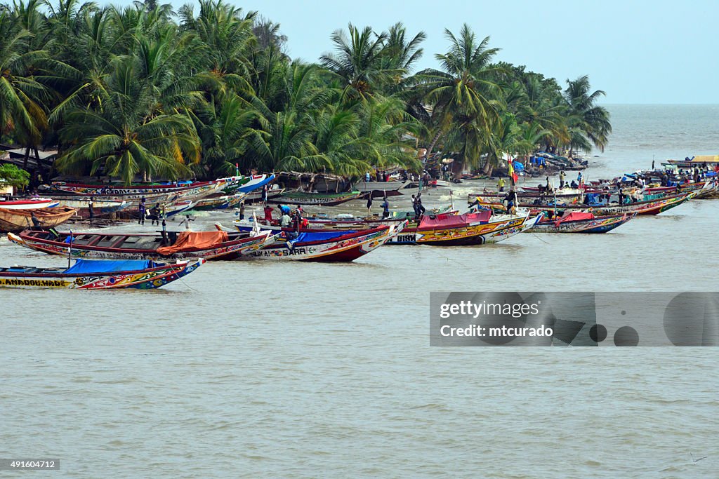 Fishing boats, Banjul island, The Gambia