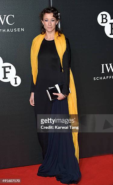 Leah Wood attends the BFI Luminous Funraising Gala at The Guildhall on October 6, 2015 in London, England.
