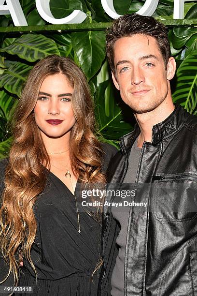 Jamie Kidd and Justin Price attend the 7th Annual Club Tacori Riviera at The Roosevelt at Tropicana Bar at The Hollywood Roosevelt Hotel on October...