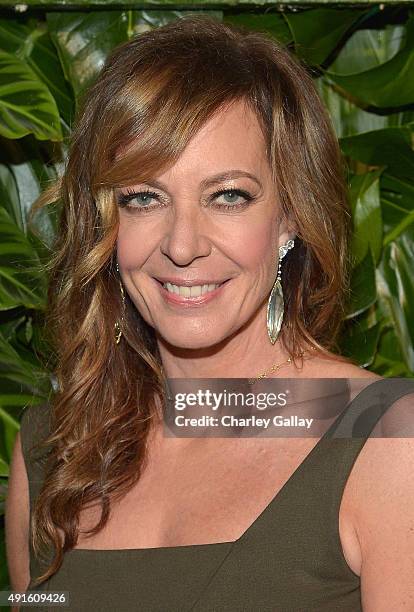 Allison Janney attends Tacori Presents Riviera At The Roosevelt at Tropicana Bar at The Hollywood Roosevelt Hotel on October 6, 2015 in Hollywood,...