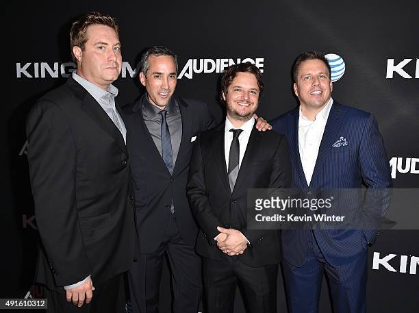 Bart Peters, Vice President, Development and Production, AT&T, Jeremy Gold, EVP Endemol Shine Studios, creator/EP Byron Balasco, and Chris Long,...