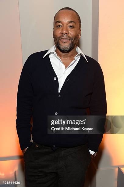 Filmmaker Lee Daniels attends the Vanity Fair New Establishment Summit cocktail party at The Ferry Building on October 6, 2015 in San Francisco,...