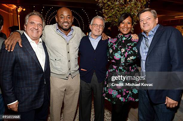 Twentieth Century Fox Chairman and CEO Jim Gianopulos, Translation Founder and CEO Steve Stoute, NBCUniversal Vice Chairman Ron Meyer, Nicole Avant...