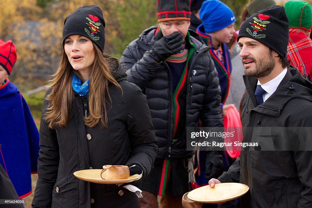 Prince Carl Philip of Sweden and Princess Sofia Visit Dalarna - Day 2