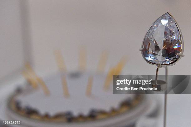 Replica of the millennium diamond on display at the "Met Crime Museum Uncovered" exhibition on October 7, 2015 in London, England. Running from...