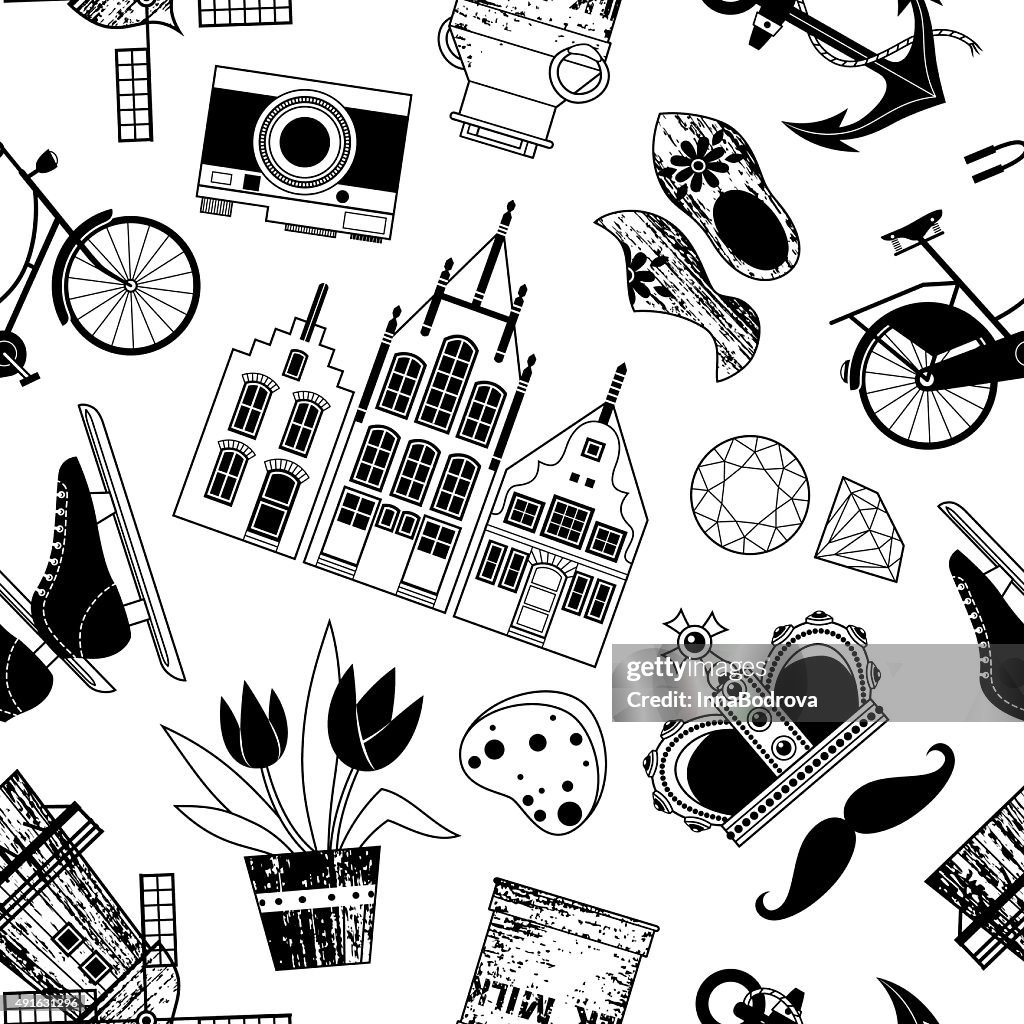 Holland Symbole Pattern.