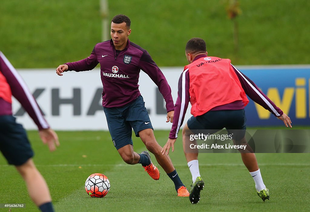 England Training Session And Press Conference