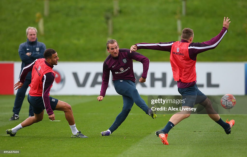 England Training Session And Press Conference