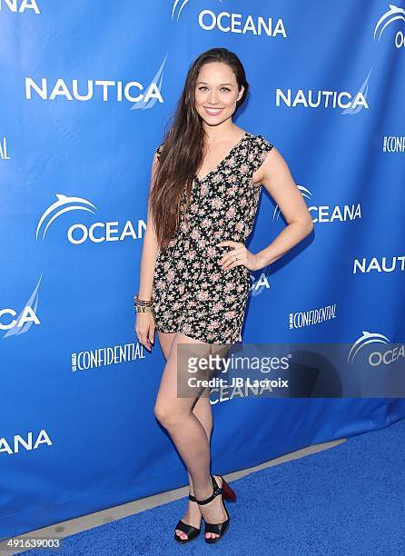 Jaclyn Betham attends the Nautica and LA Confidential's Oceana Beach House Party on May 16, 2014 in Santa Monica, California.
