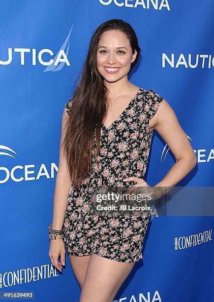 Jaclyn Betham attends the Nautica and LA Confidential's Oceana Beach House Party on May 16, 2014 in Santa Monica, California.