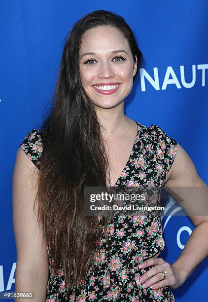 Actress Jaclyn Betham attends the Nautica and LA Confidential's Oceana Beach House Party at the Marion Davies Guest House on May 16, 2014 in Santa...