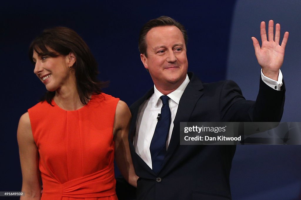 David Cameron Addresses The 2015 Conservative Party Autumn Conference