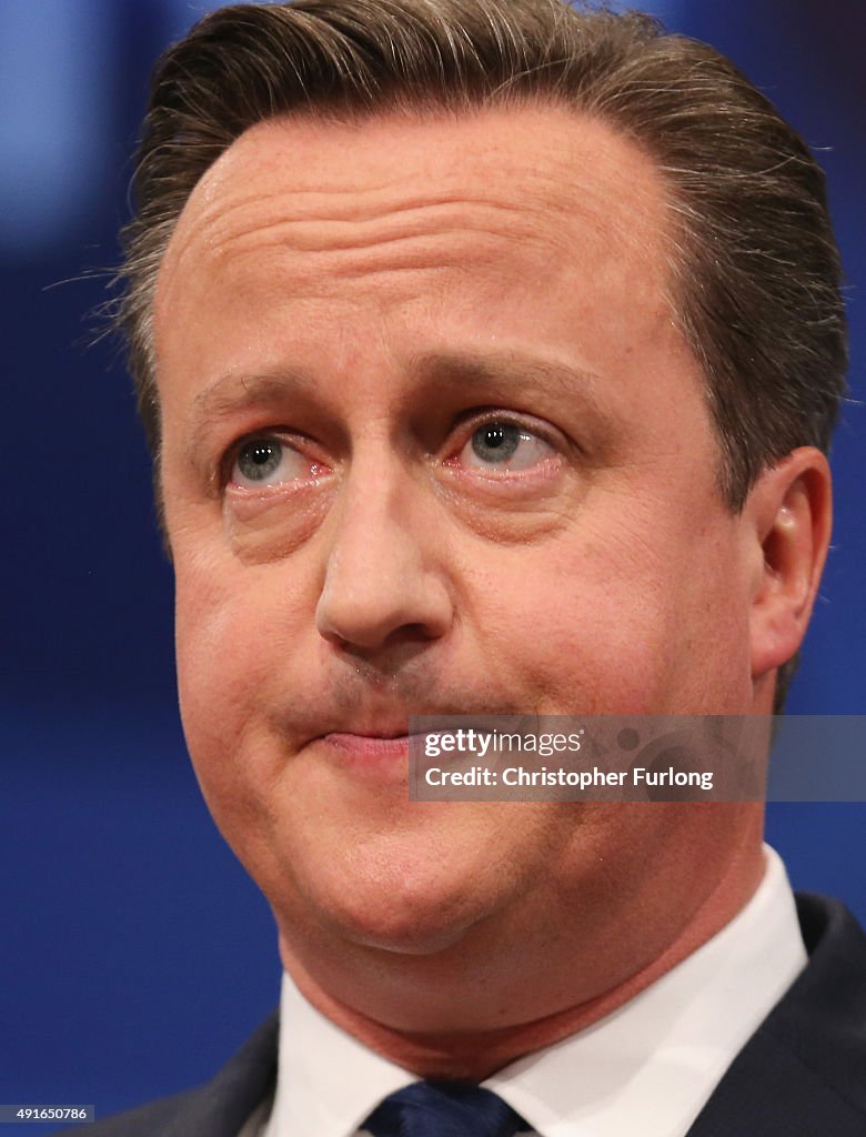 David Cameron Addresses The 2015 Conservative Party Autumn Conference