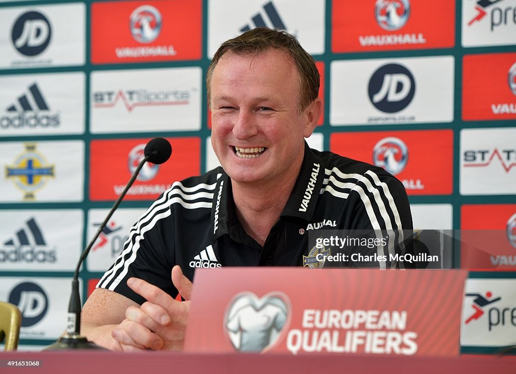 Northern Ireland Training and Press Conference