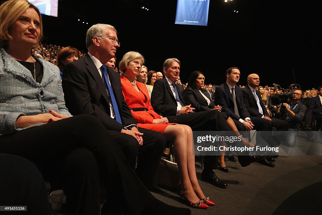 David Cameron Addresses The 2015 Conservative Party Autumn Conference