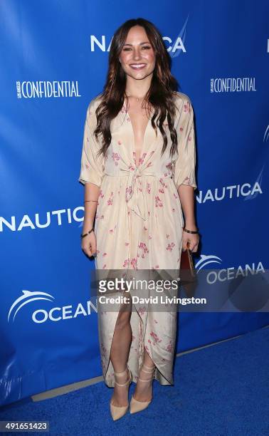 Actress Briana Evigan attends the Nautica and LA Confidential's Oceana Beach House Party at the Marion Davies Guest House on May 16, 2014 in Santa...