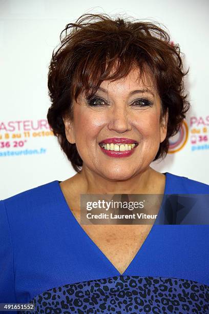 Roselyne Bachelot attends the Launch of 'Pasteur Don 2015' at Institut Pasteur on October 7, 2015 in Paris, France.