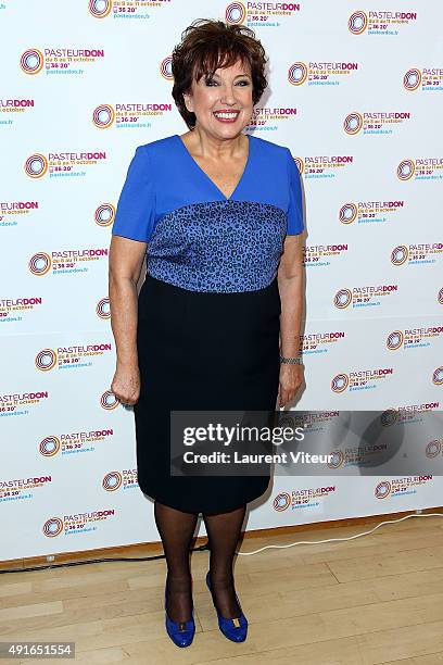 Roselyne Bachelot attends the Launch of 'Pasteur Don 2015' at Institut Pasteur on October 7, 2015 in Paris, France.